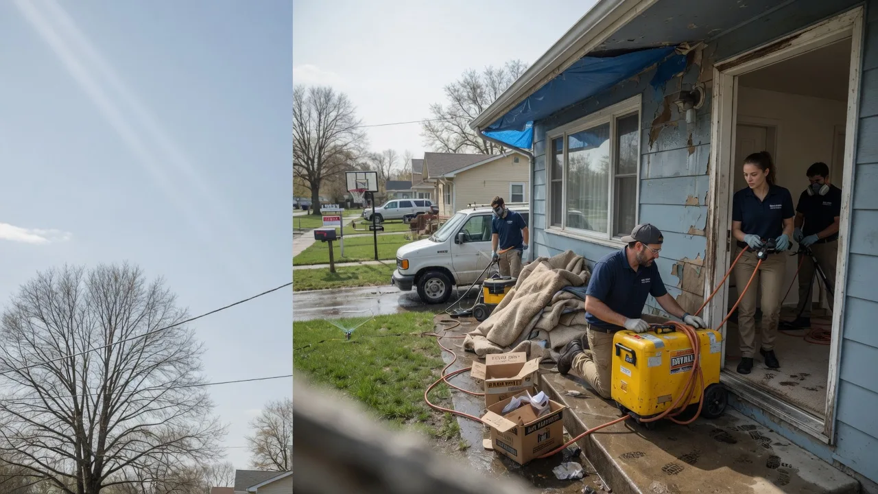 Basement Flood Cleanup in Kennedale, TX near me